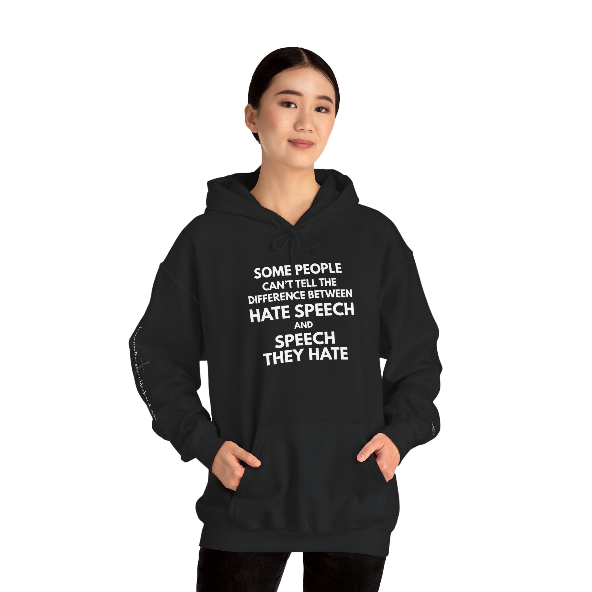 "SPEECH THEY HATE" Hoodie – Bold Edition • Free Speech Series
