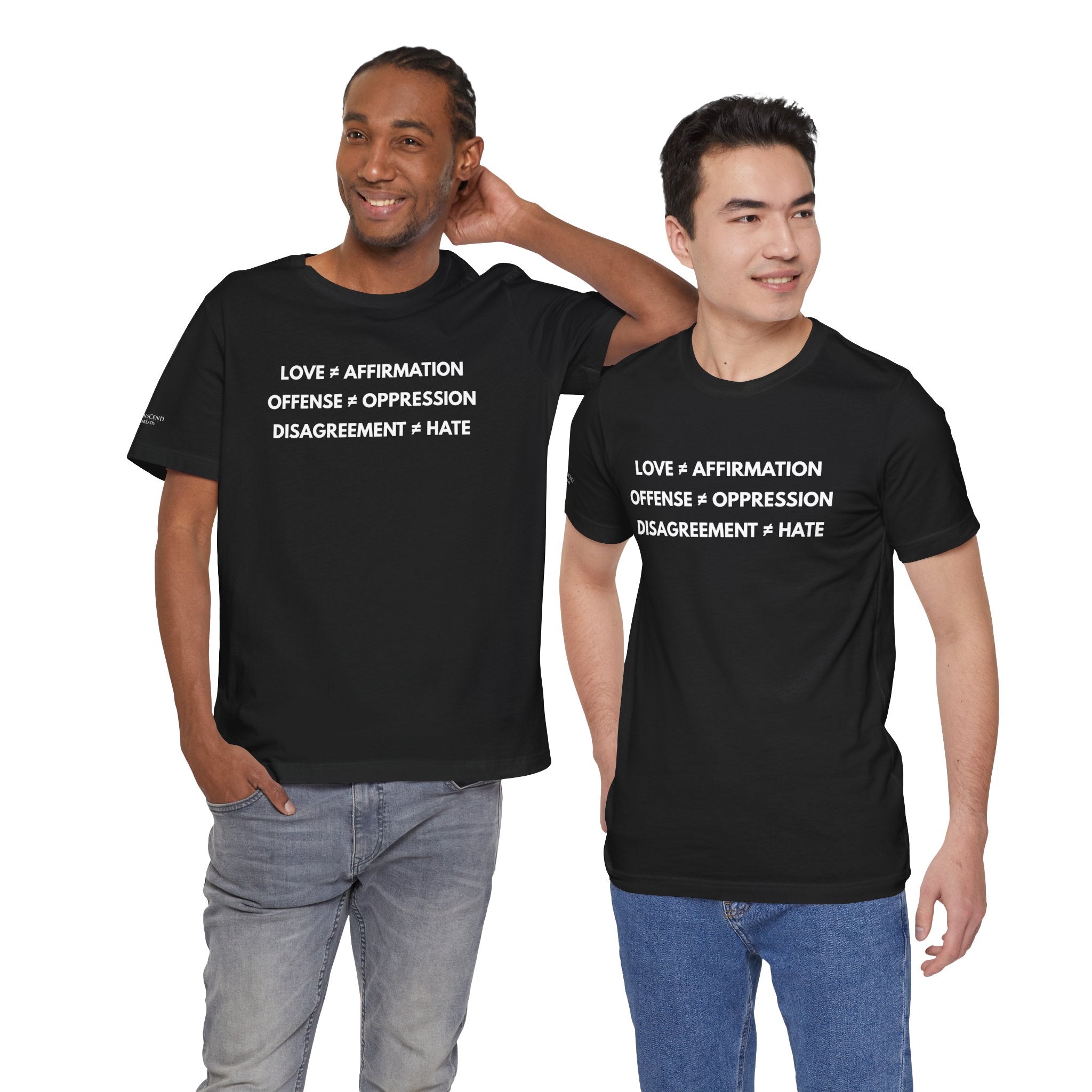 "FALSE EQUATION” Tee – Bold Edition • Free Speech Series