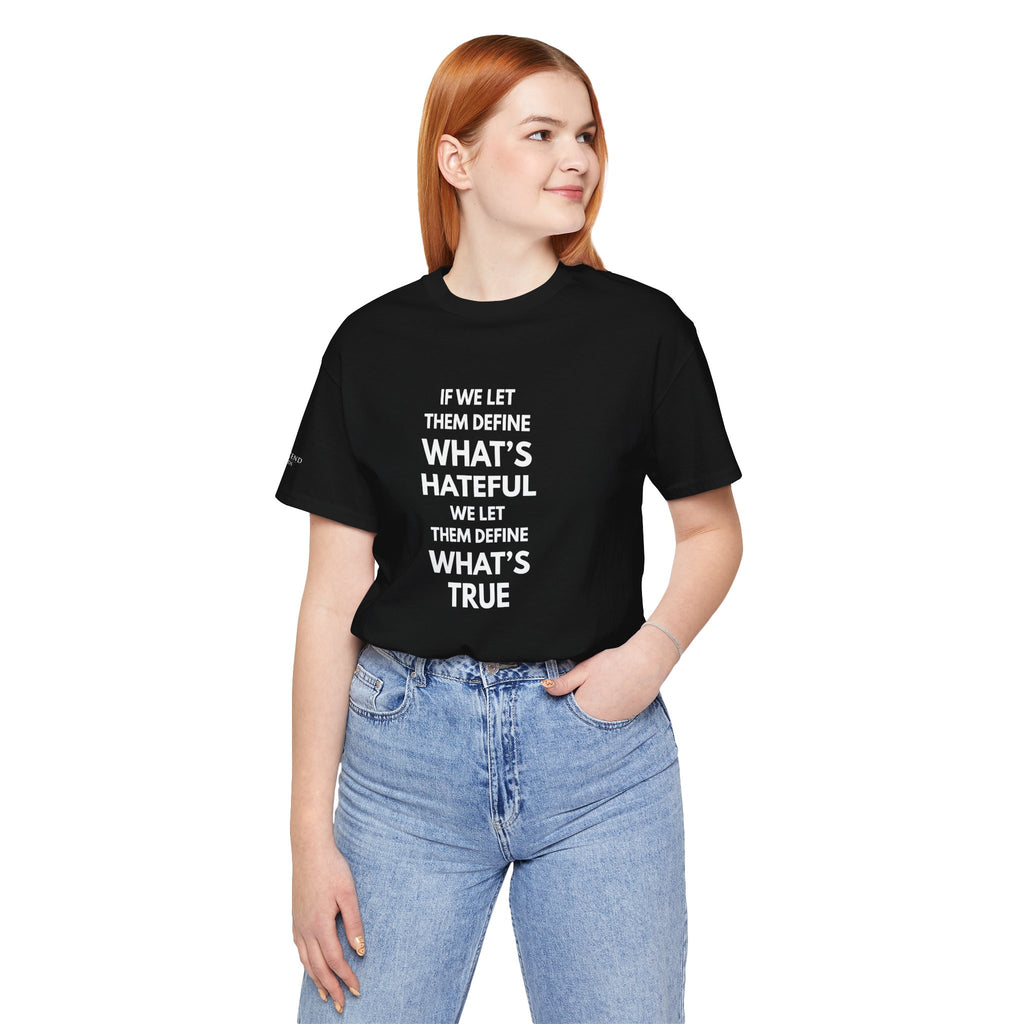 "POWER TO DEFINE" Tee – Bold Edition • Free Speech Series