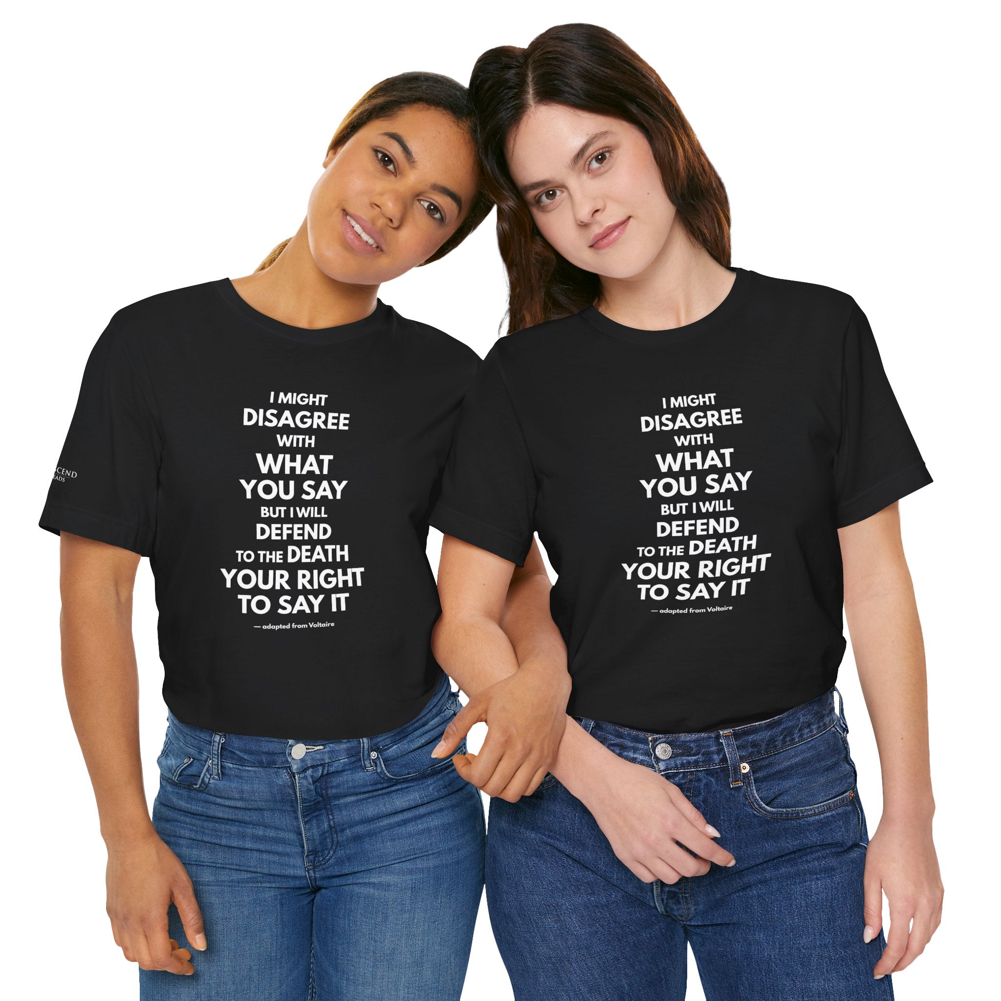 "DISAGREE BUT DEFEND" Tee – Bold Edition • Free Speech Series
