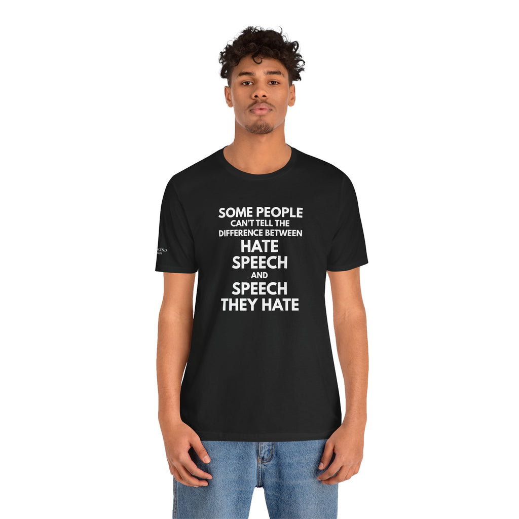"SPEECH THEY HATE" Tee – Bold Edition • Free Speech Series