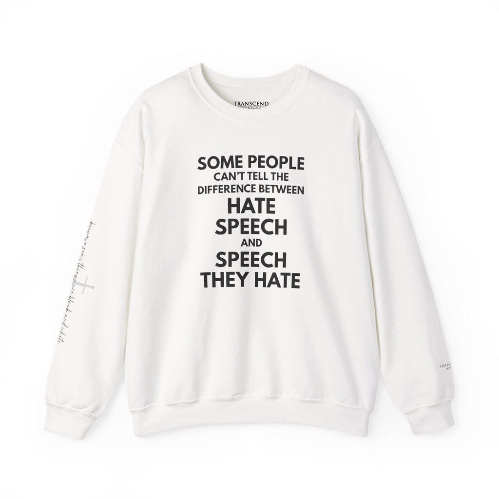 "SPEECH THEY HATE" Sweatshirt – Bold Edition • Free Speech Series