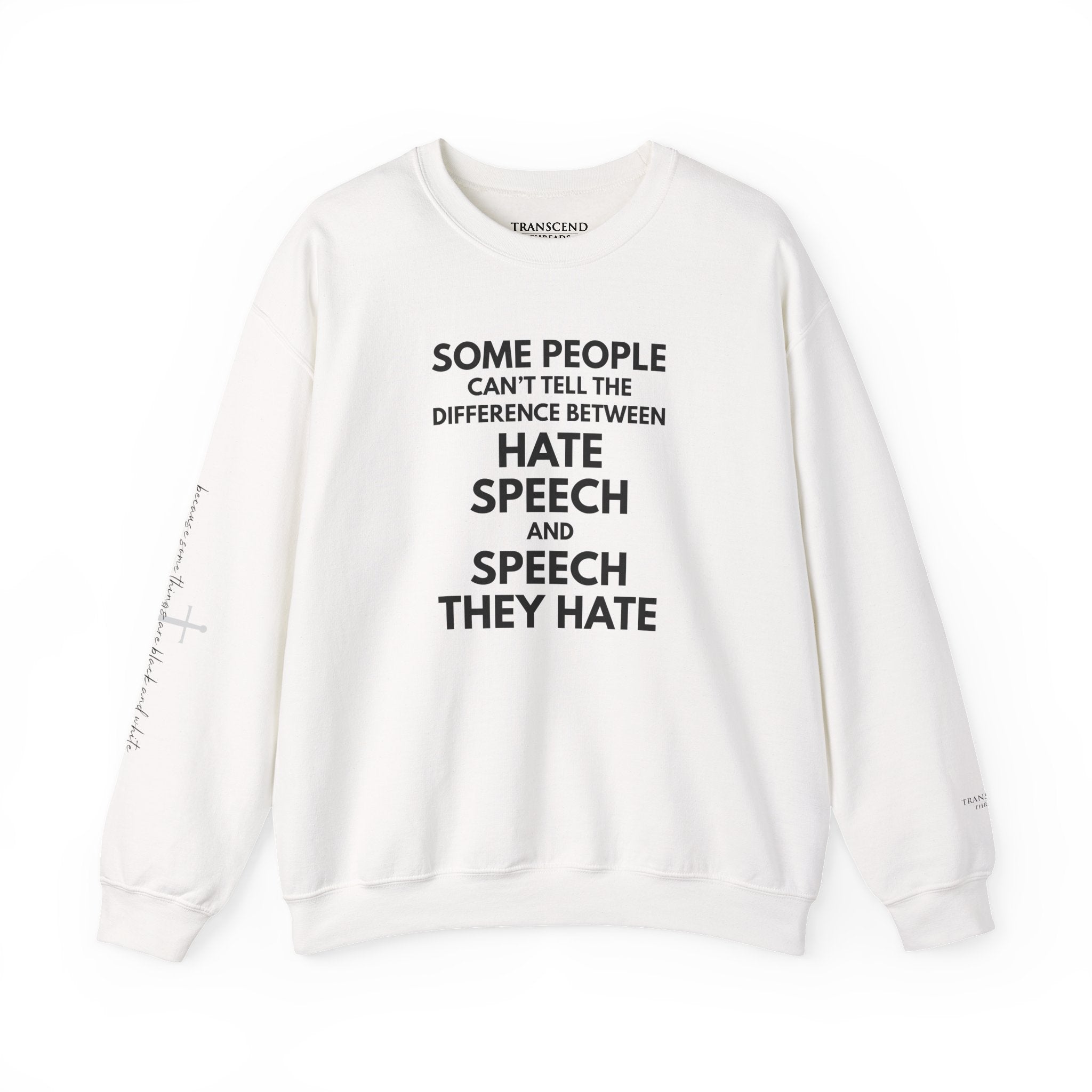 "SPEECH THEY HATE" Sweatshirt – Bold Edition • Free Speech Series