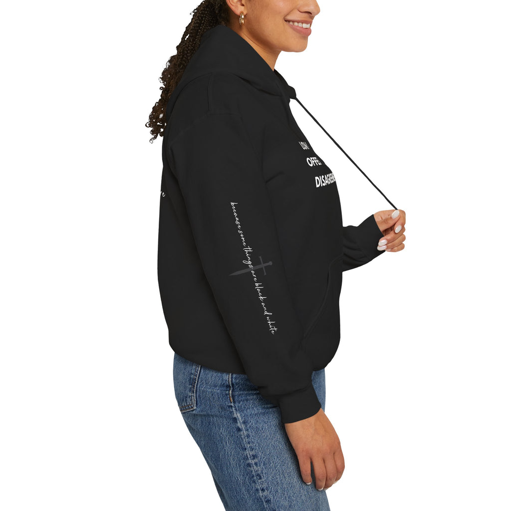"FALSE EQUATION" Hoodie – Bold Edition • Free Speech Series