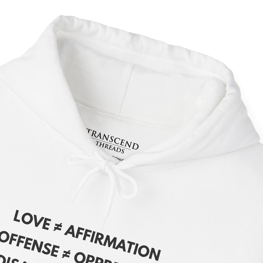 "FALSE EQUATION" Hoodie – Bold Edition • Free Speech Series