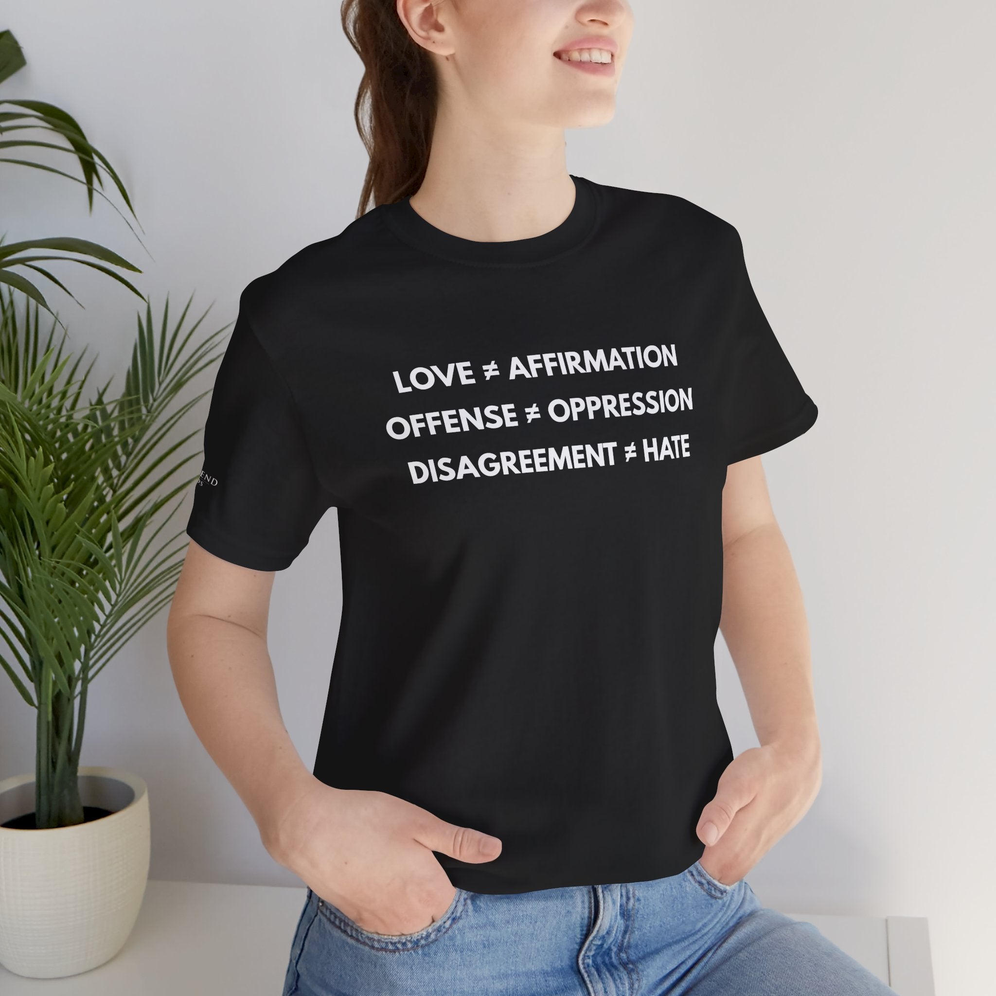 "FALSE EQUATION” Tee – Bold Edition • Free Speech Series