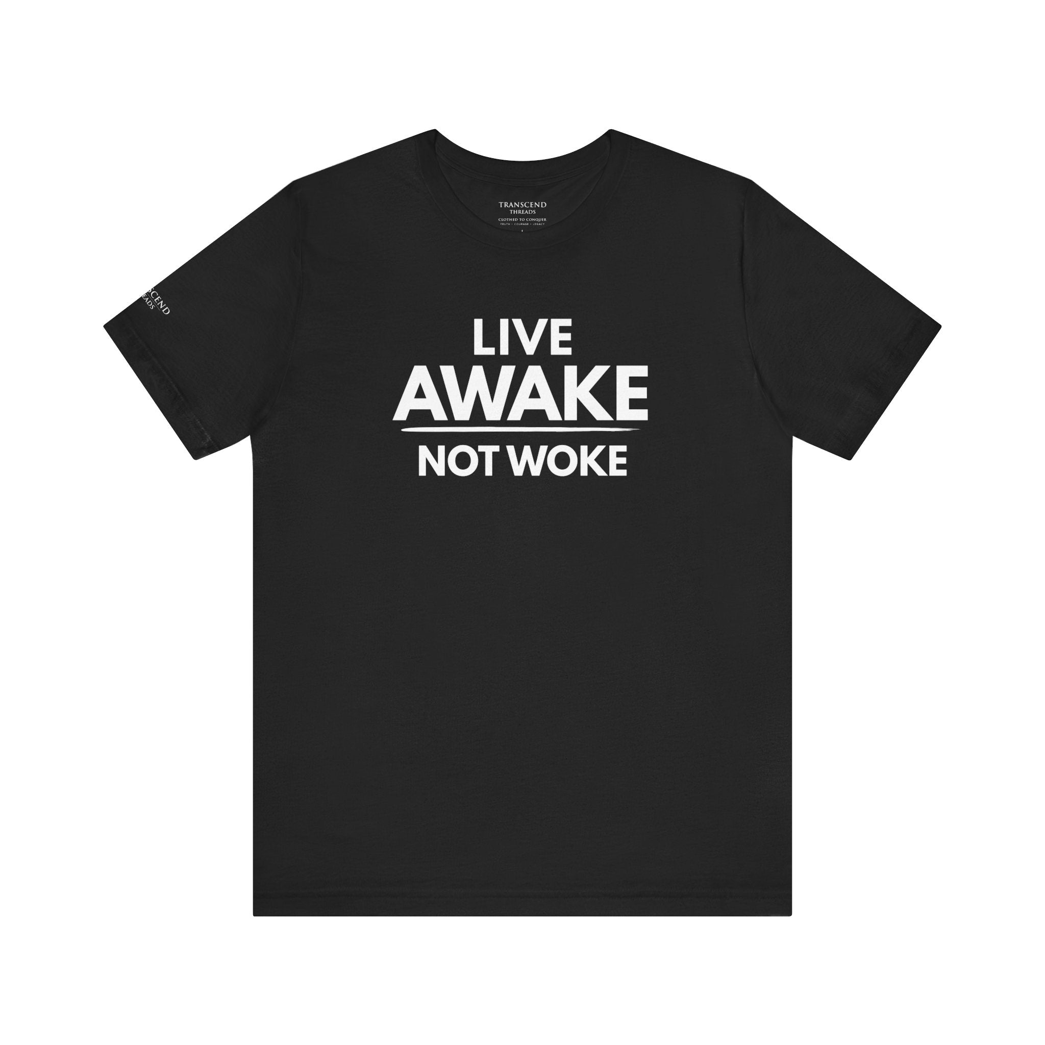 "LIVE AWAKE" Tee – Bold Edition • Free Speech Series
