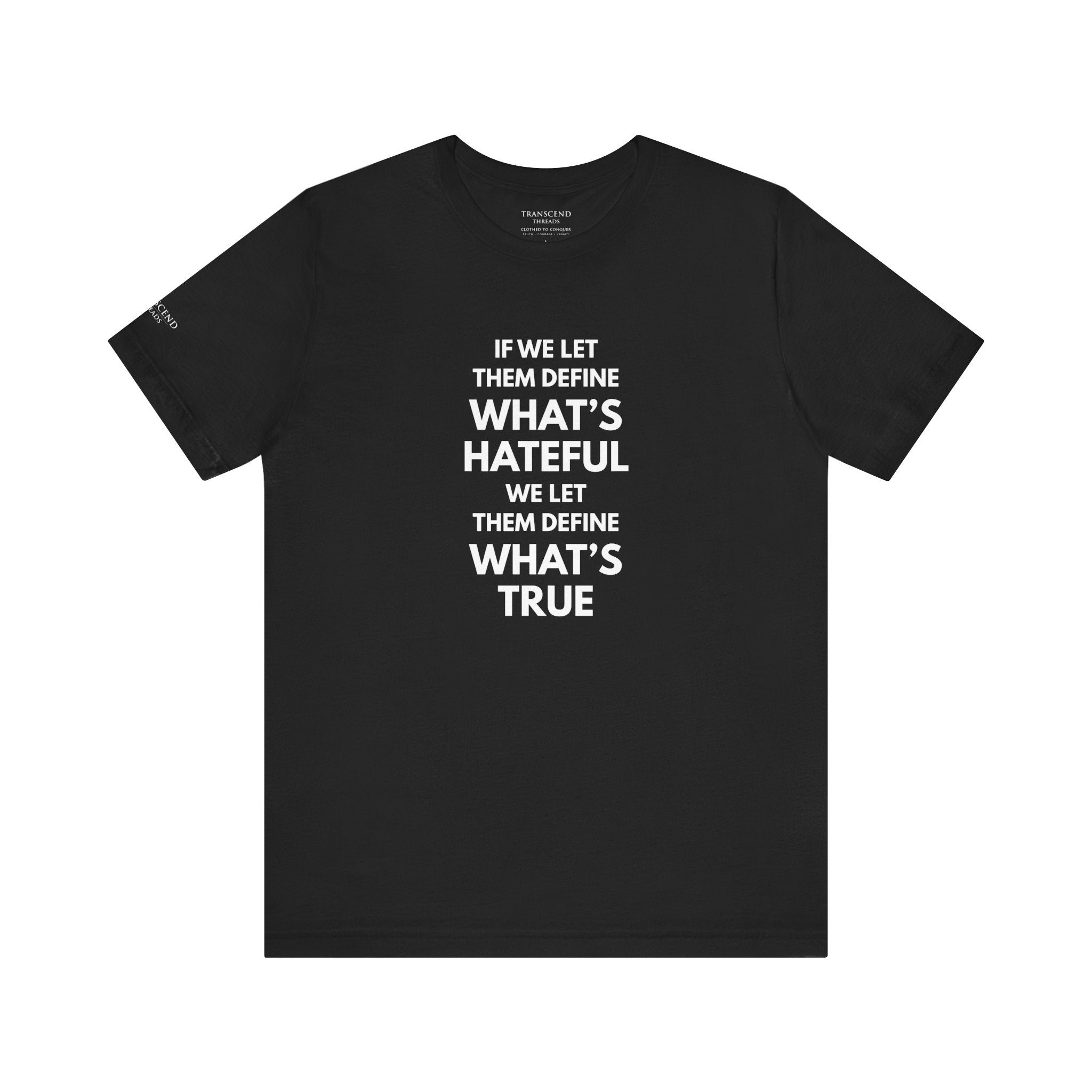 "POWER TO DEFINE" Tee – Bold Edition • Free Speech Series