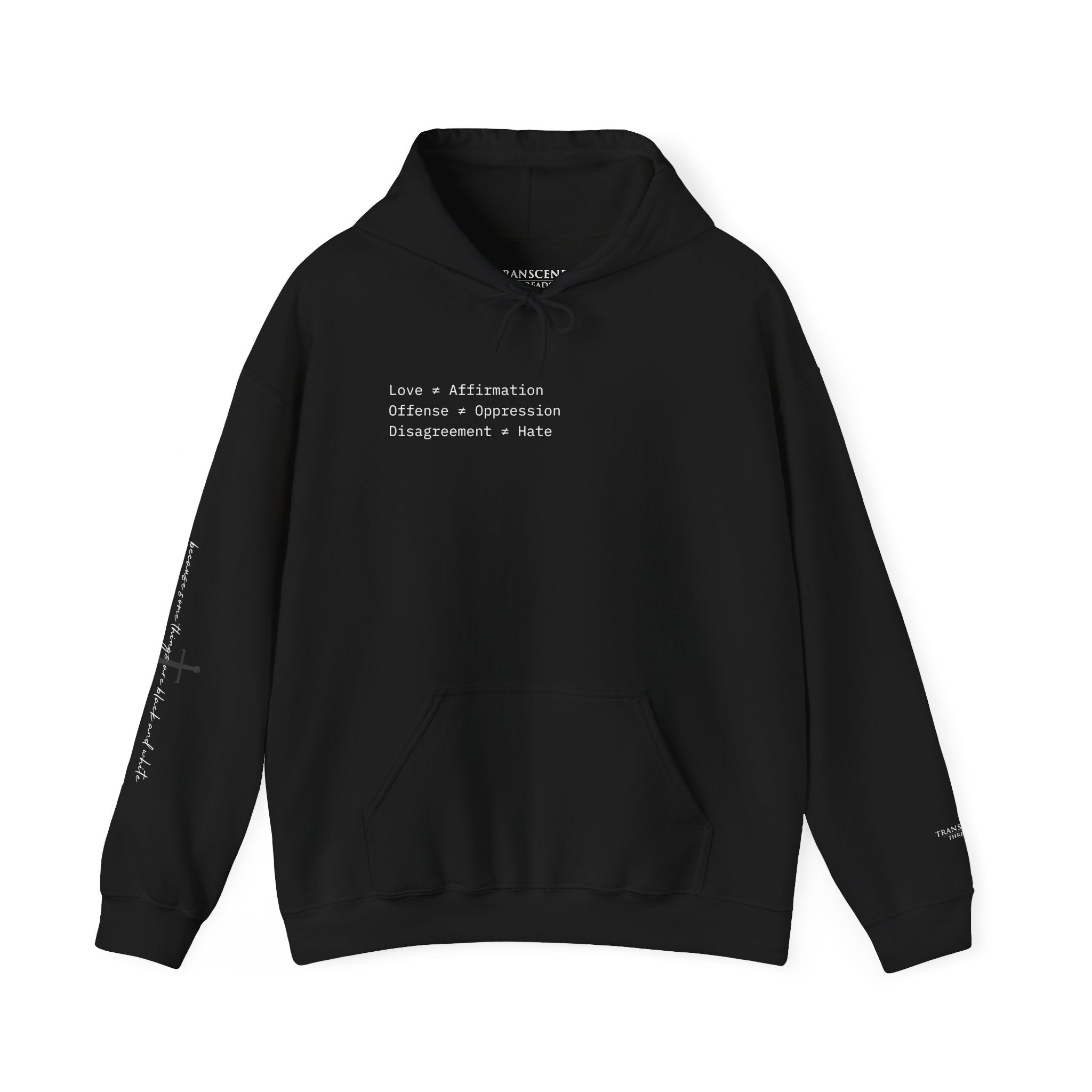 "FALSE EQUATION" Hoodie – Thinker Edition • Free Speech Series