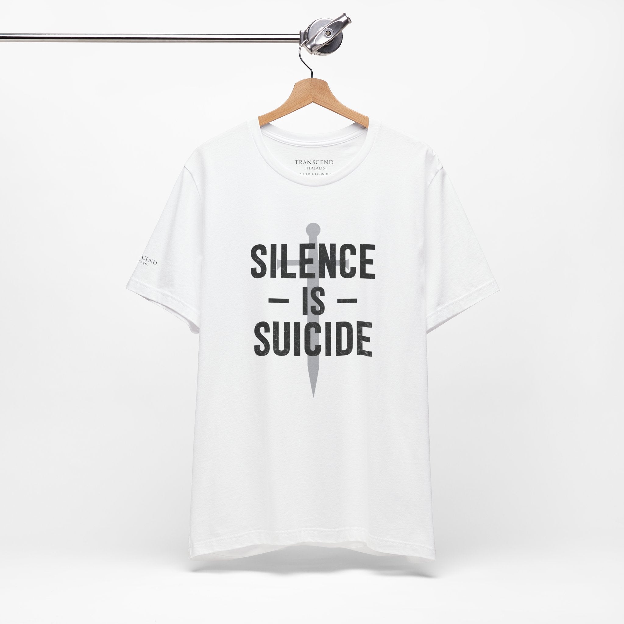 "SILENCE IS SUICIDE" Tee – Bold Edition • Free Speech Series