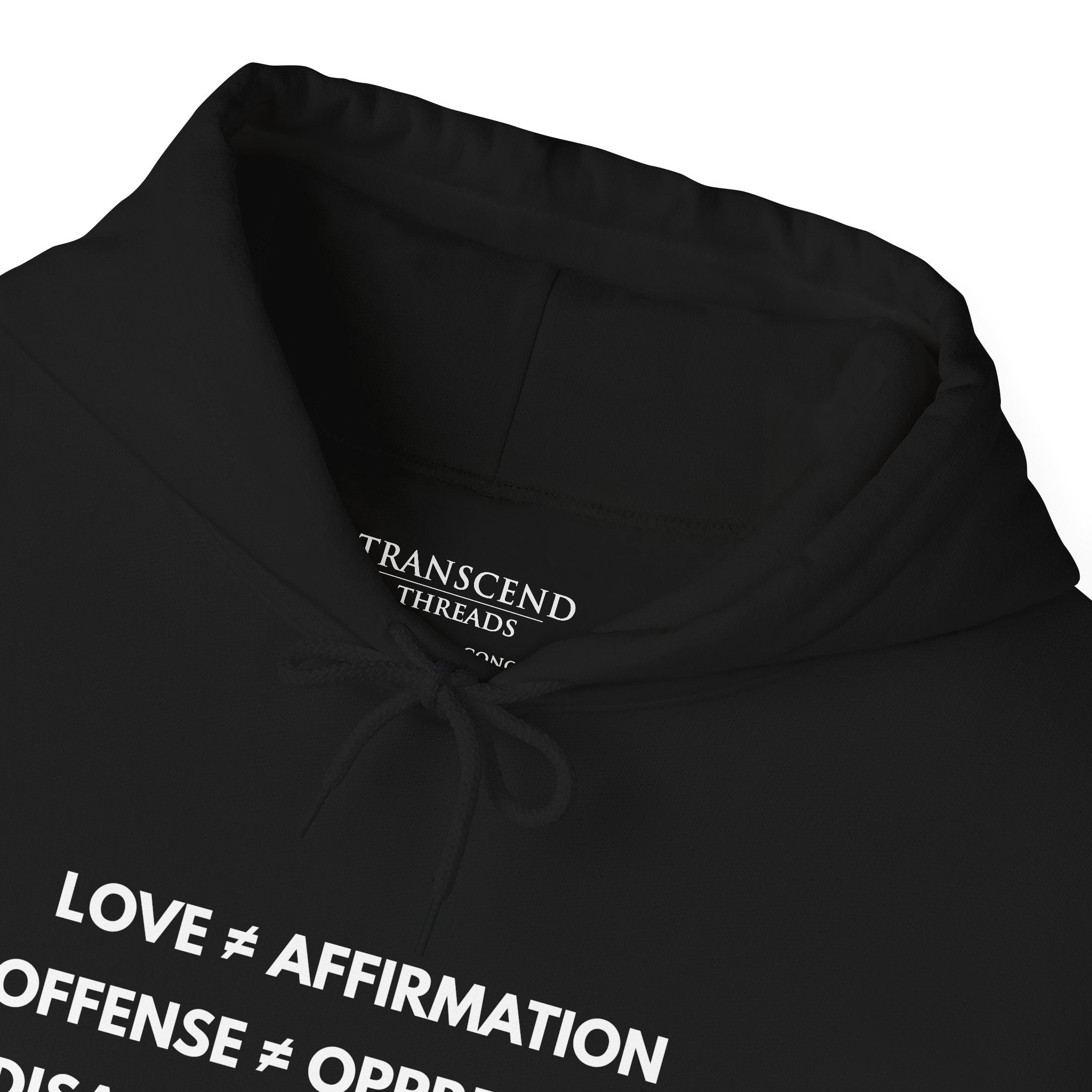 "FALSE EQUATION" Hoodie – Bold Edition • Free Speech Series