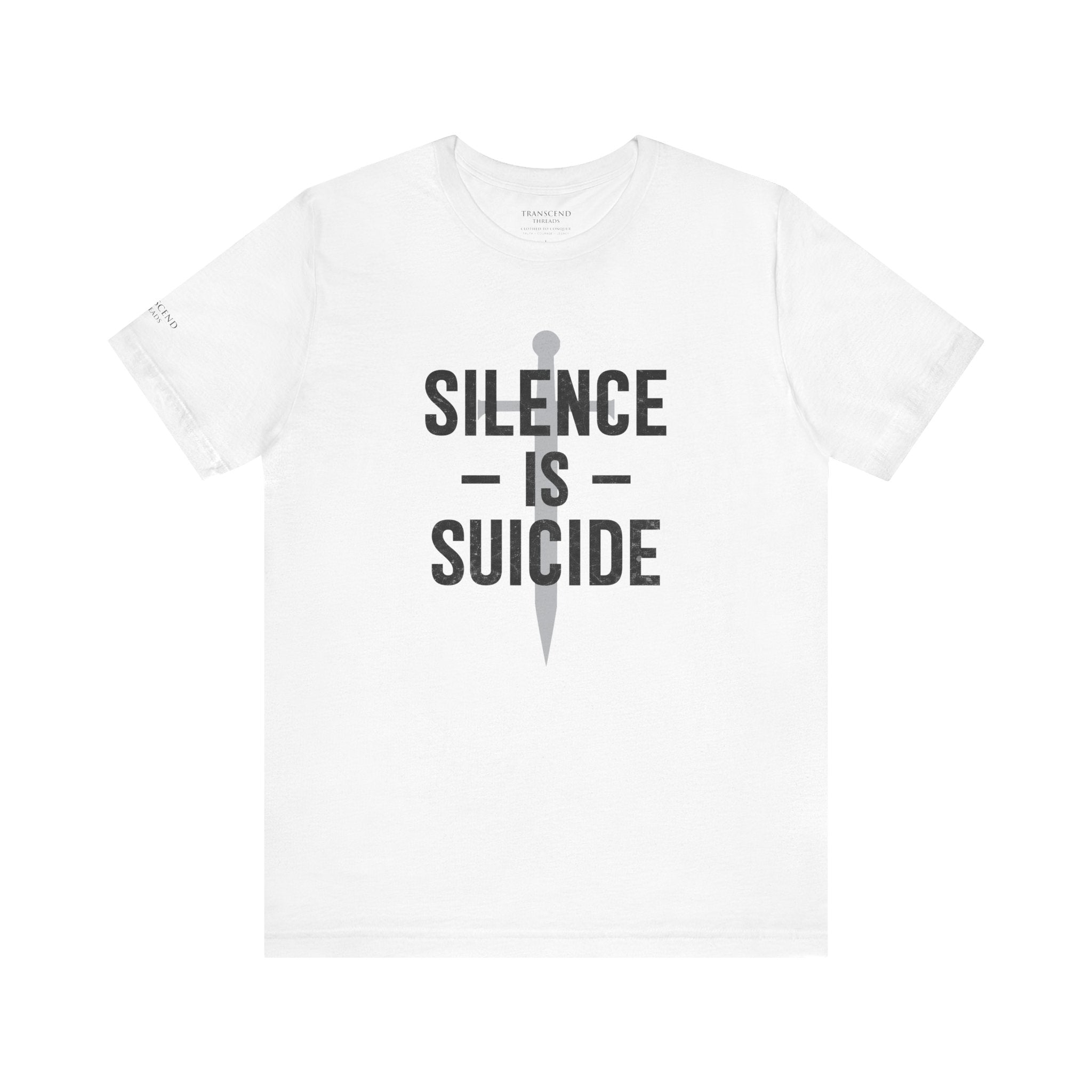 "SILENCE IS SUICIDE" Tee – Bold Edition • Free Speech Series