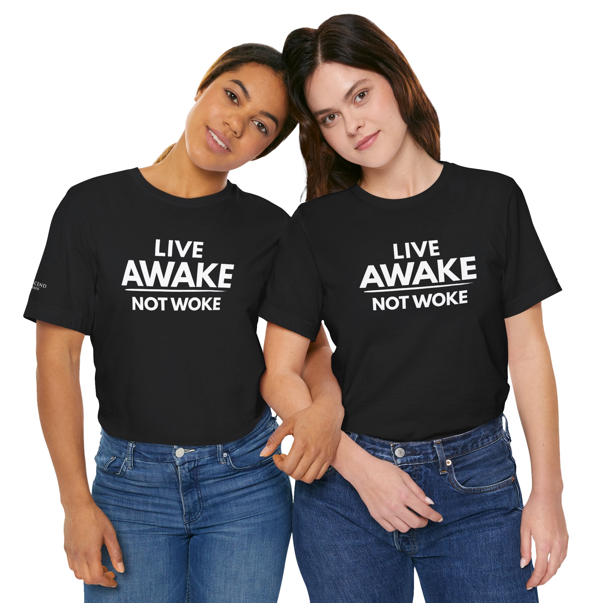 "LIVE AWAKE" Tee – Bold Edition • Free Speech Series