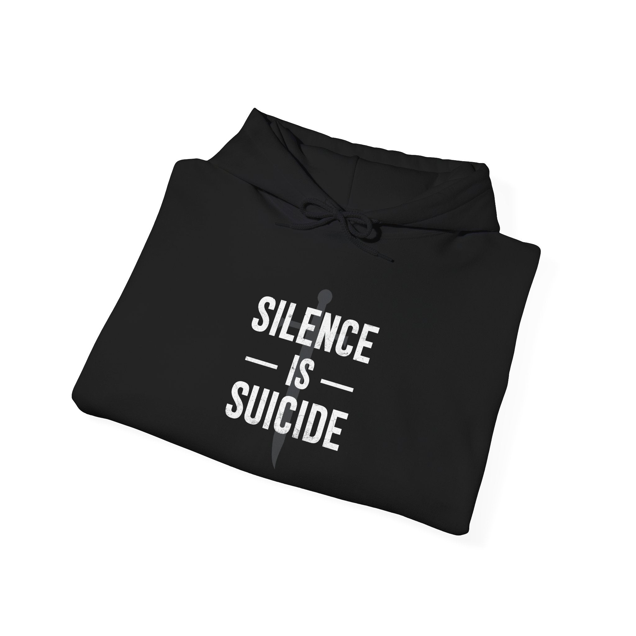 "SILENCE IS SUICIDE" Hoodie – Bold Edition • Free Speech Series