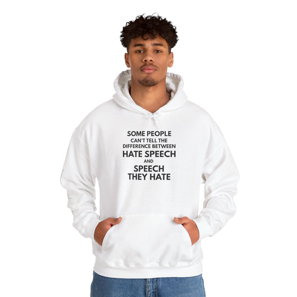 "SPEECH THEY HATE" Hoodie – Bold Edition • Free Speech Series