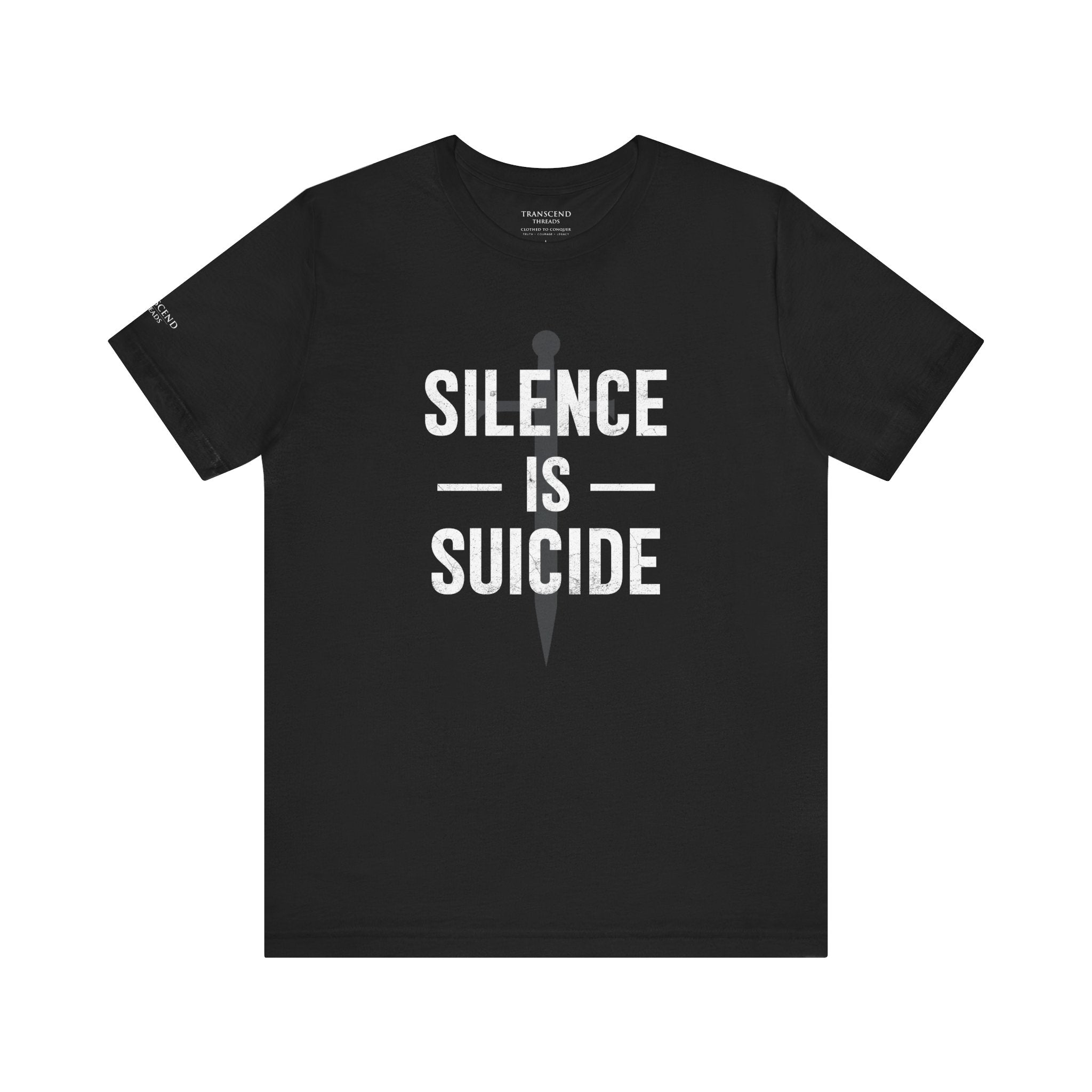 "SILENCE IS SUICIDE" Tee – Bold Edition • Free Speech Series