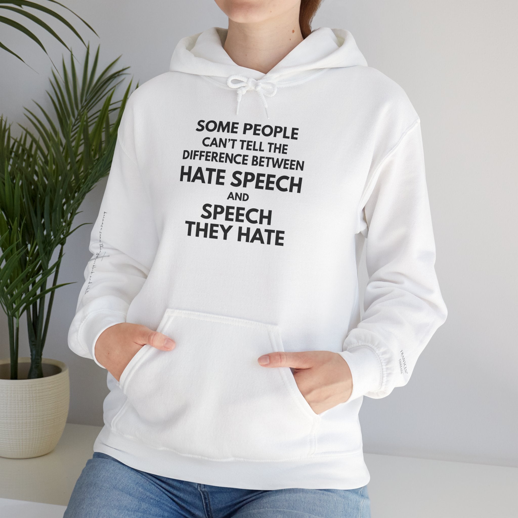 "SPEECH THEY HATE" Hoodie – Bold Edition • Free Speech Series