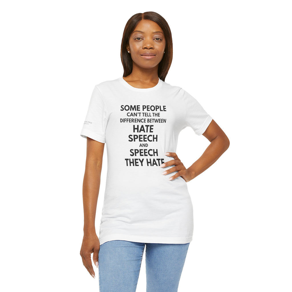 "SPEECH THEY HATE" Tee – Bold Edition • Free Speech Series