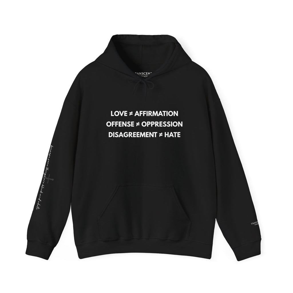 "FALSE EQUATION" Hoodie – Bold Edition • Free Speech Series