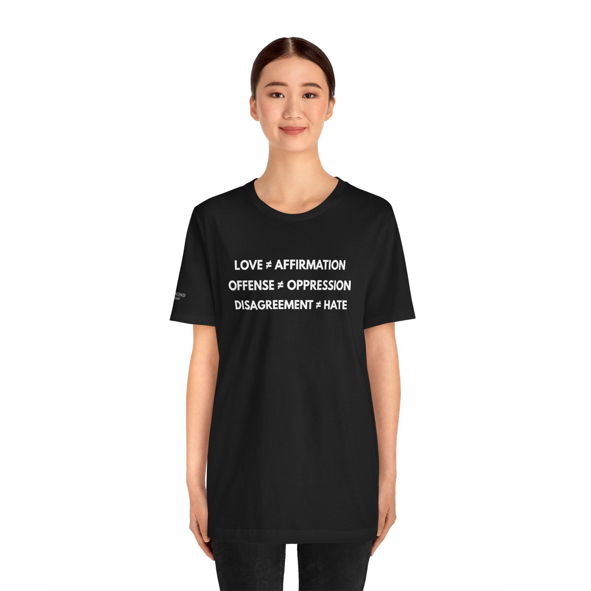 "FALSE EQUATION” Tee – Bold Edition • Free Speech Series