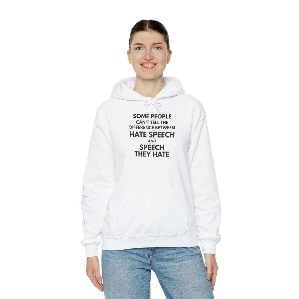 "SPEECH THEY HATE" Hoodie – Bold Edition • Free Speech Series