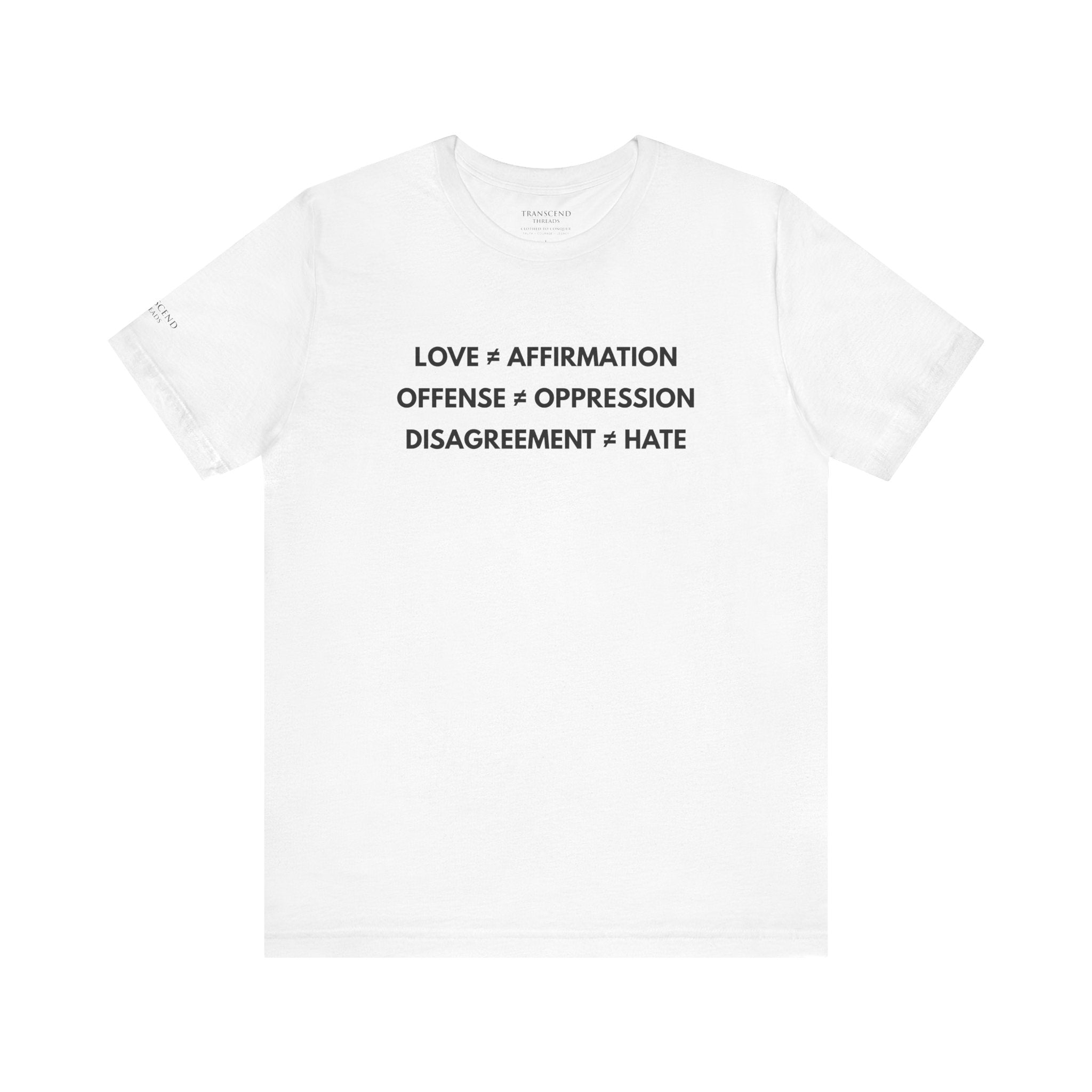 "FALSE EQUATION” Tee – Bold Edition • Free Speech Series