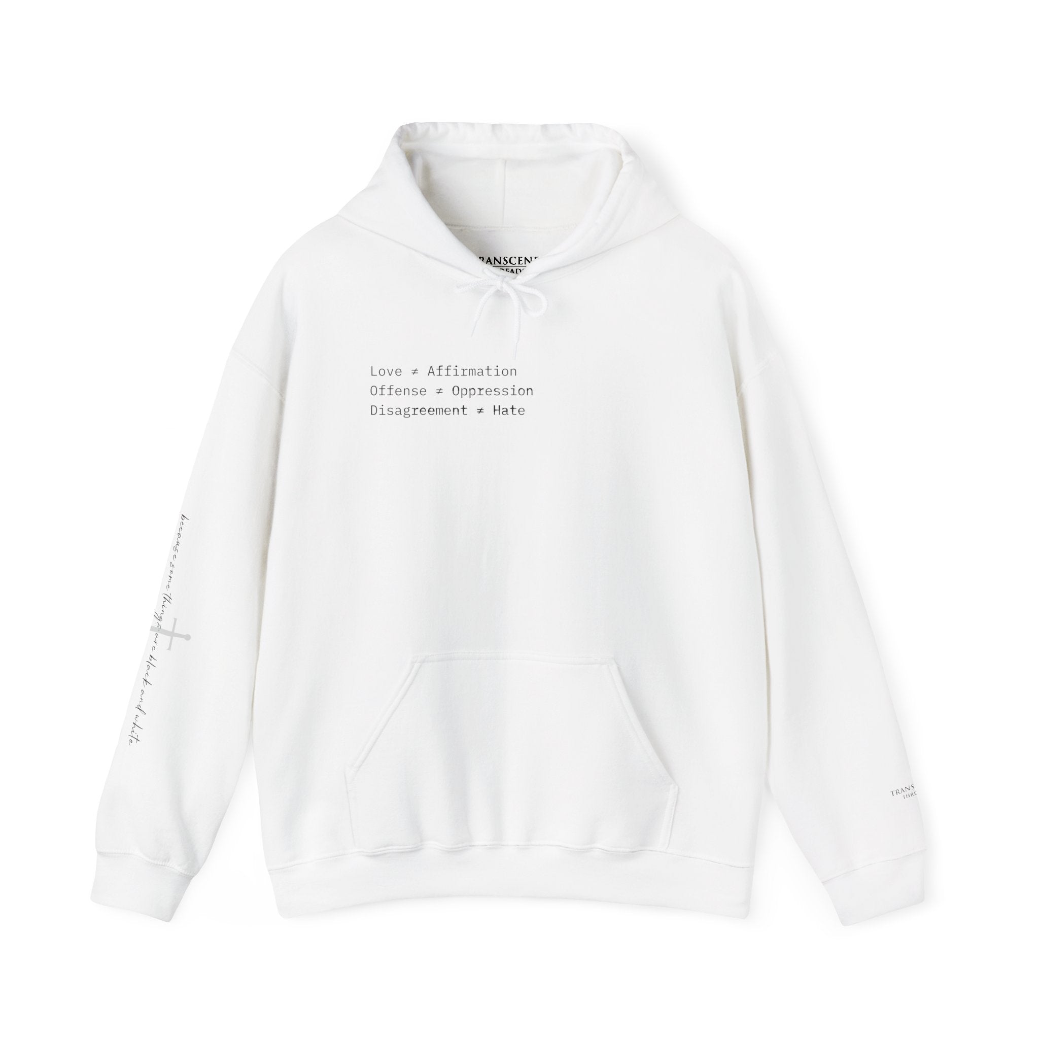 "FALSE EQUATION" Hoodie – Thinker Edition • Free Speech Series