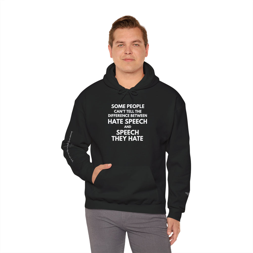 "SPEECH THEY HATE" Hoodie – Bold Edition • Free Speech Series