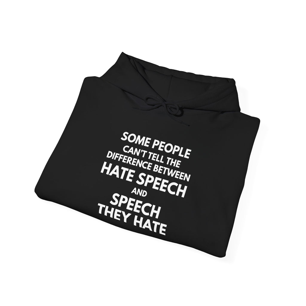 "SPEECH THEY HATE" Hoodie – Bold Edition • Free Speech Series