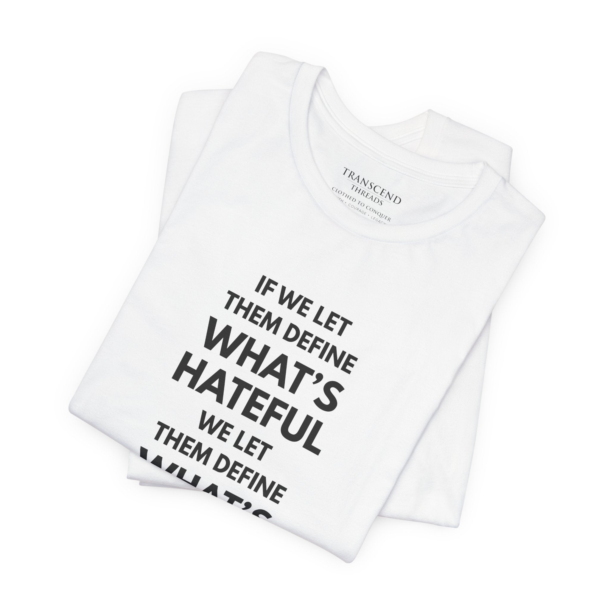 "POWER TO DEFINE" Tee – Bold Edition • Free Speech Series