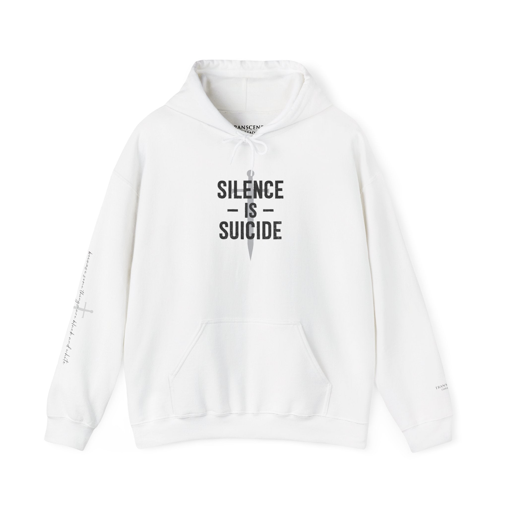 "SILENCE IS SUICIDE" Hoodie – Bold Edition • Free Speech Series
