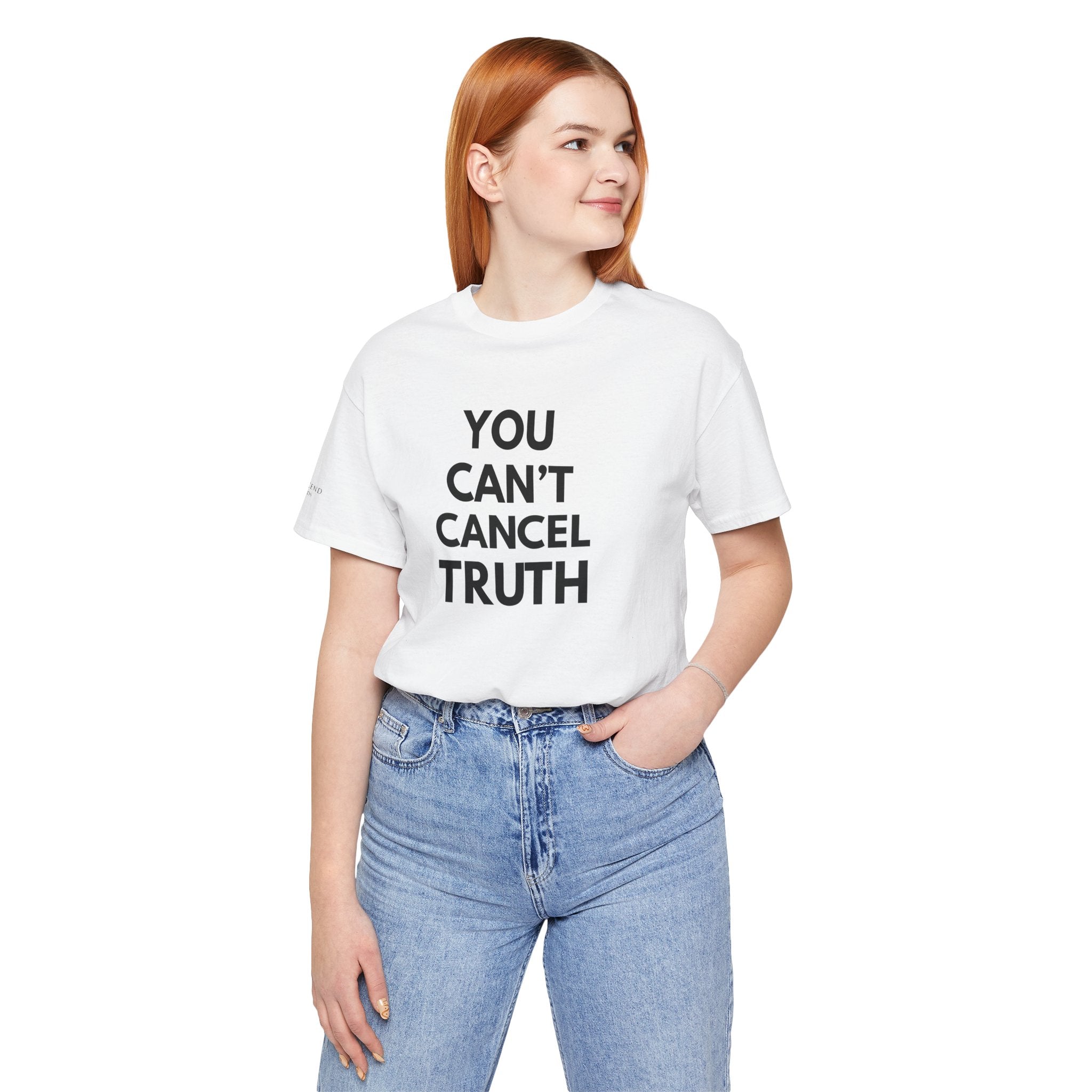 "CAN'T CANCEL TRUTH" Tee – Bold Edition • Free Speech Series