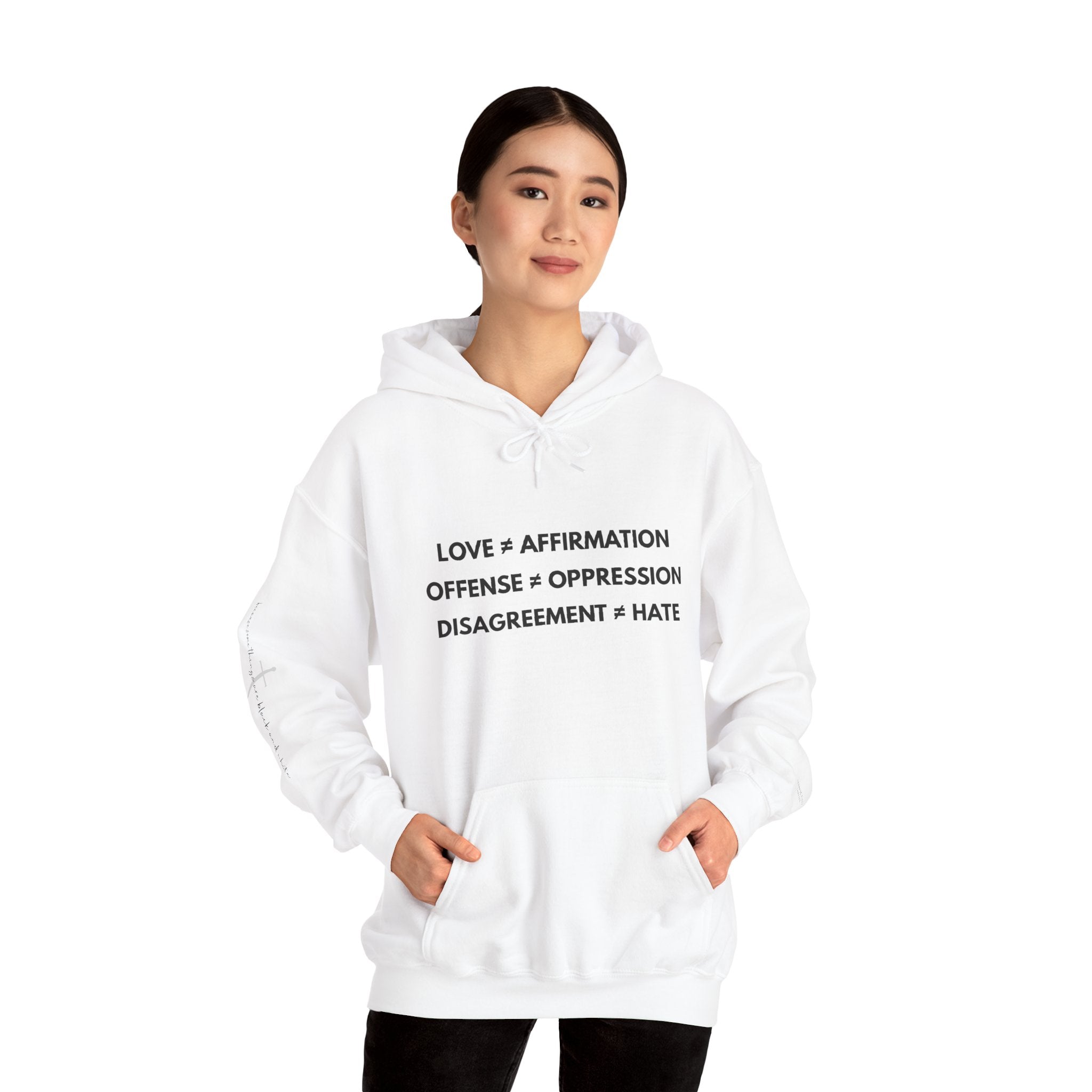 "FALSE EQUATION" Hoodie – Bold Edition • Free Speech Series