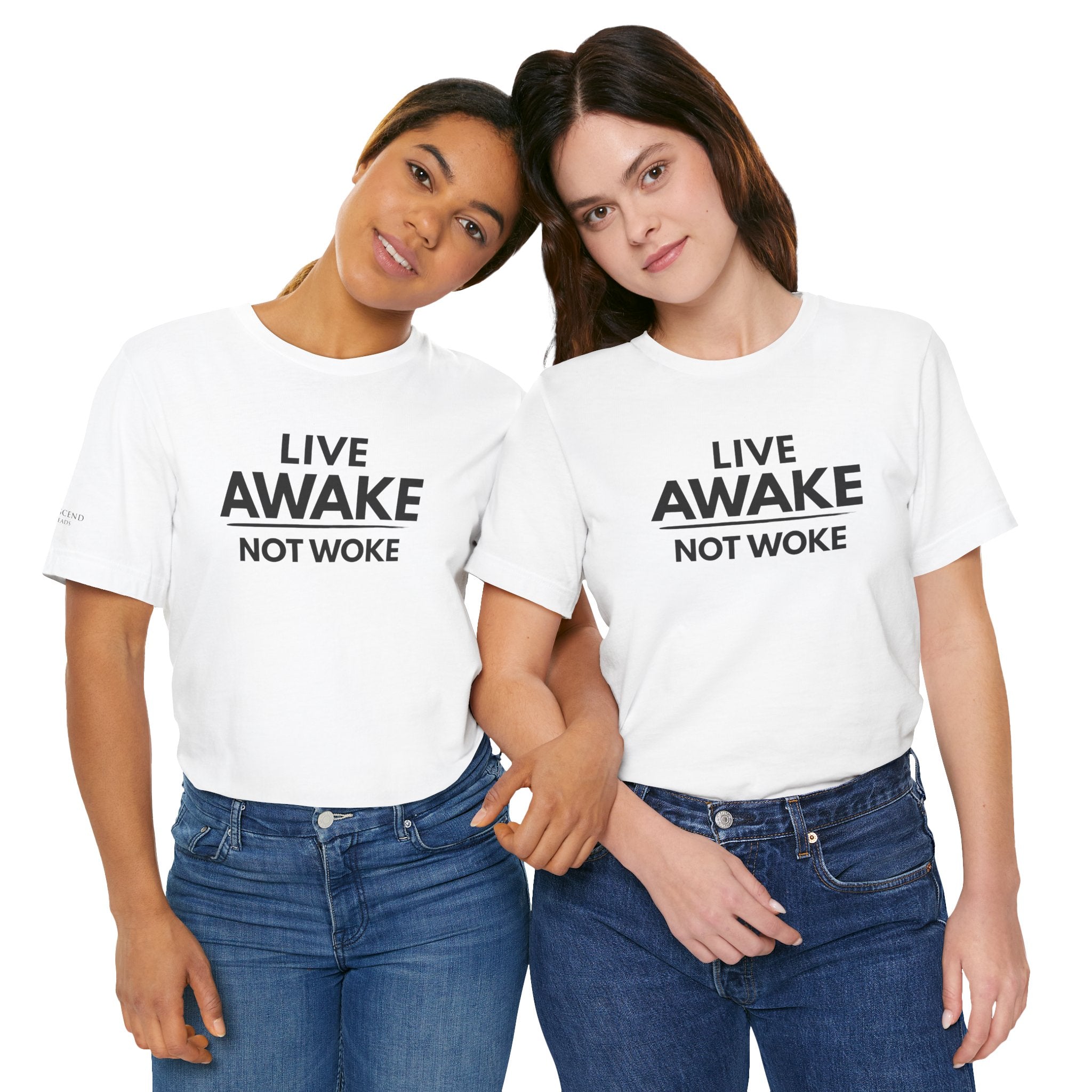 "LIVE AWAKE" Tee – Bold Edition • Free Speech Series