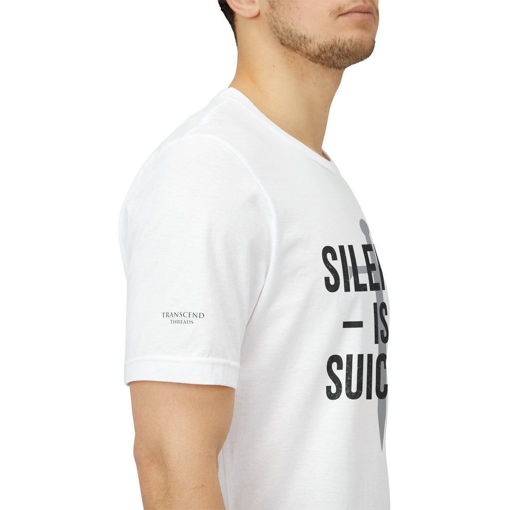 "SILENCE IS SUICIDE" Tee – Bold Edition • Free Speech Series