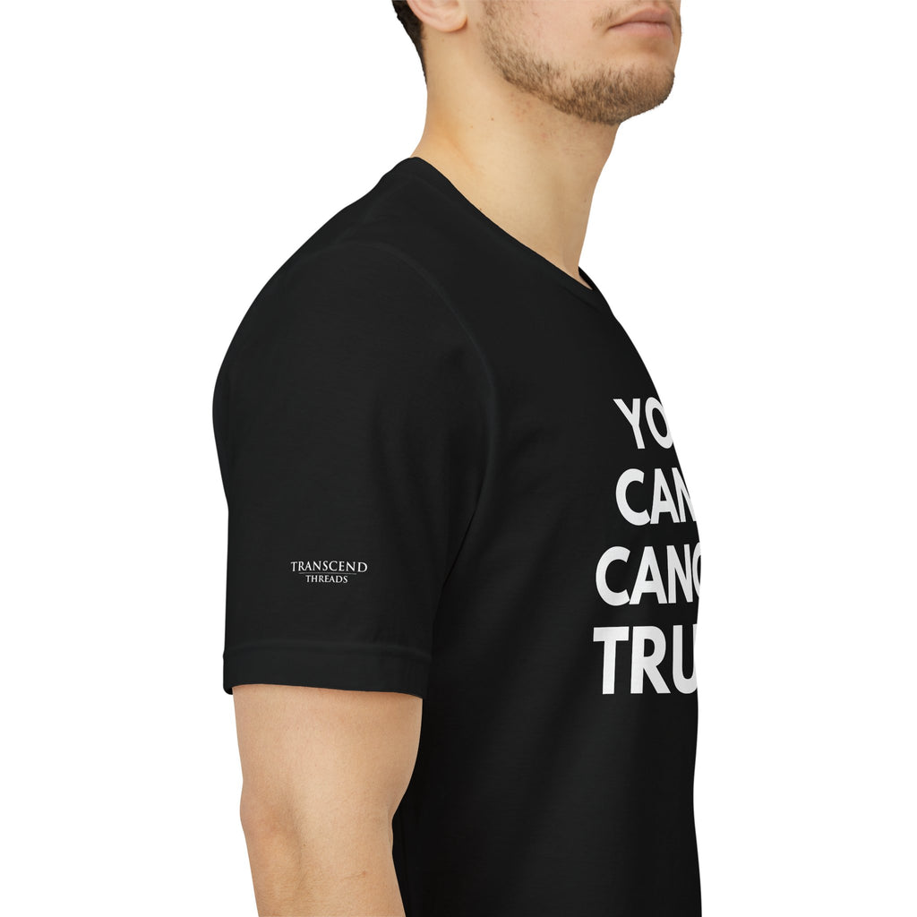 "CAN'T CANCEL TRUTH" Tee – Bold Edition • Free Speech Series